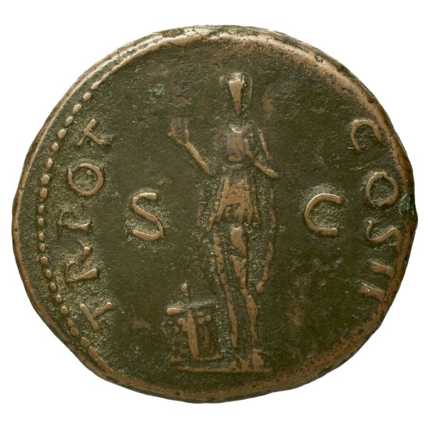 RIC II Trajan 393, реверс, bnf_ocre