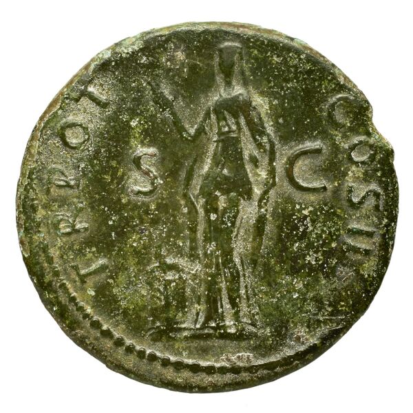 RIC II Trajan 392, реверс, bnf_ocre