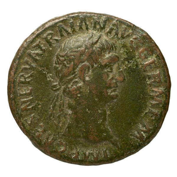 RIC II Trajan 392, аверс, bnf_ocre