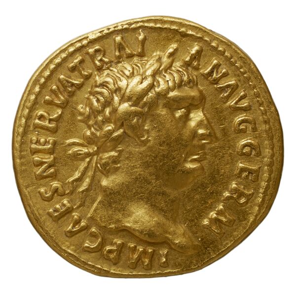 RIC II Trajan 4, аверс, bnf_ocre