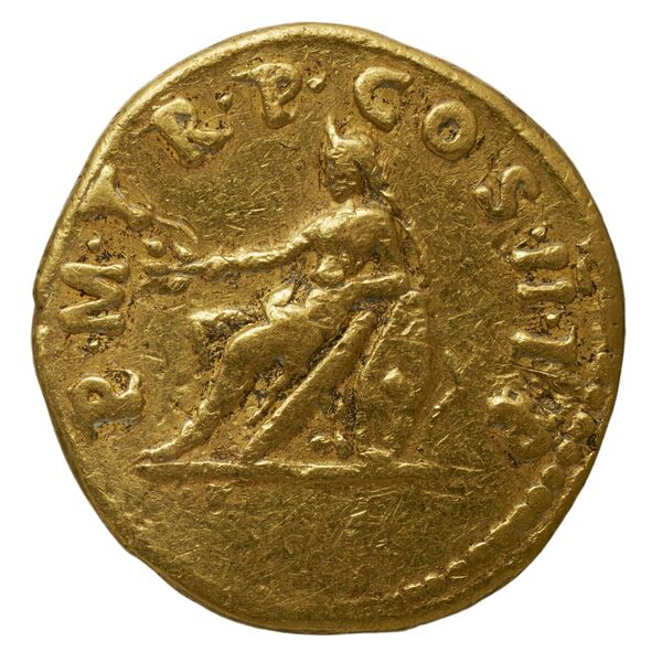 RIC II Trajan 5 (aureus), реверс, BnF (Bibliothèque nationale de France)