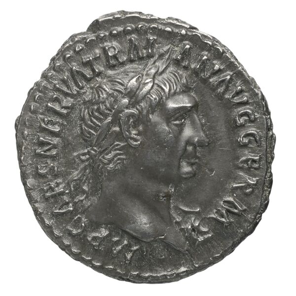 RIC II Trajan 2, аверс, bnf_ocre