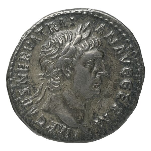 RIC II Trajan 6, аверс, bnf_ocre