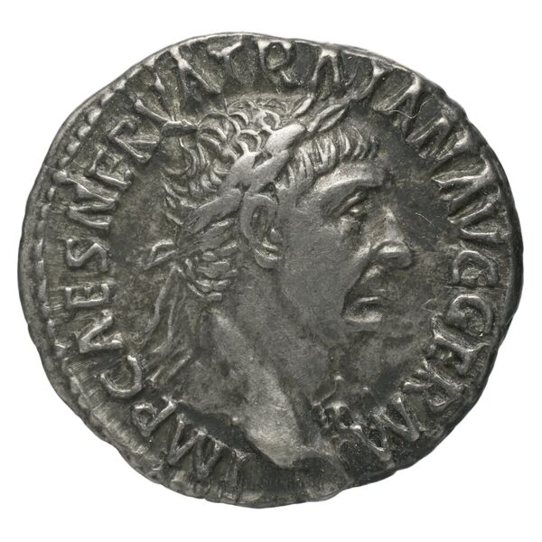 RIC II Trajan 6, аверс, bnf_ocre