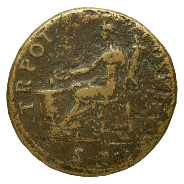 RIC II Trajan 399, реверс, bnf_ocre