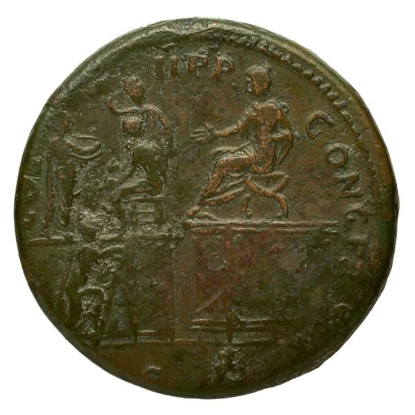 RIC II Trajan 381, реверс, bnf_ocre