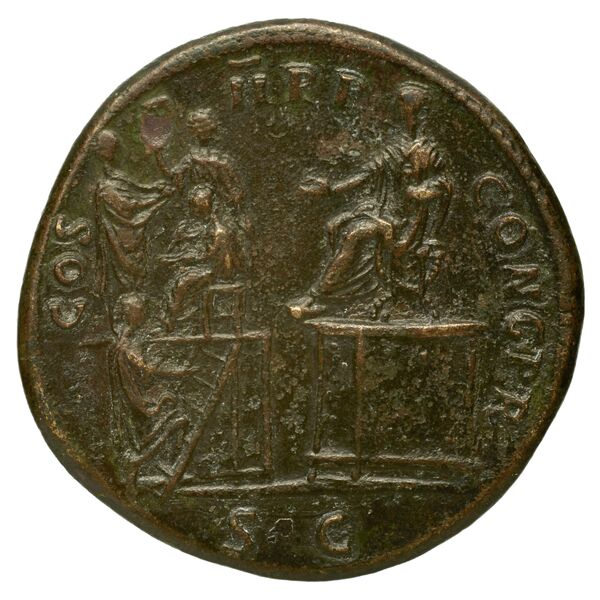 RIC II Trajan 381, реверс, bnf_ocre