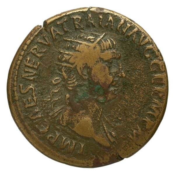 RIC II Trajan 398, аверс, bnf_ocre