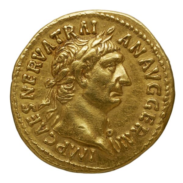 RIC II Trajan 34, аверс, bnf_ocre