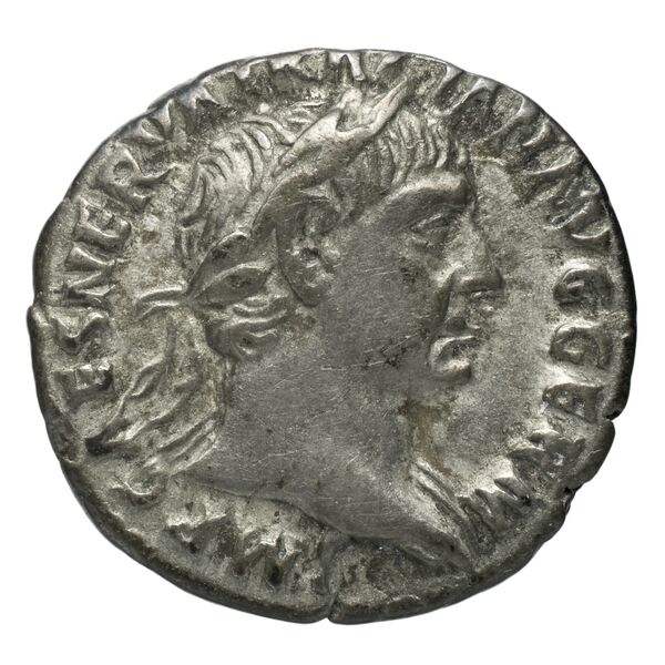 RIC II Trajan 40, аверс, bnf_ocre