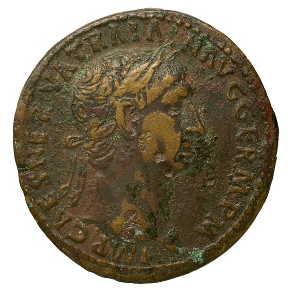 RIC II Trajan 412, аверс, bnf_ocre