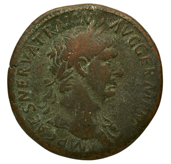 RIC II Trajan 412, аверс, bnf_ocre
