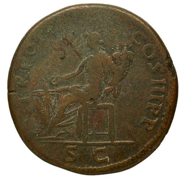 RIC II Trajan 412, реверс, bnf_ocre