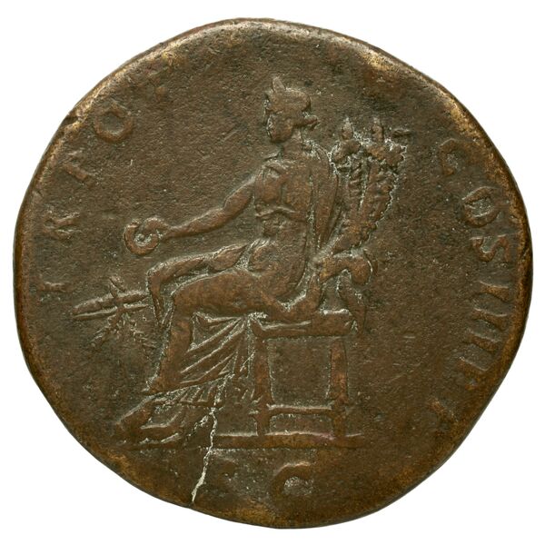 RIC II Trajan 412, реверс, bnf_ocre