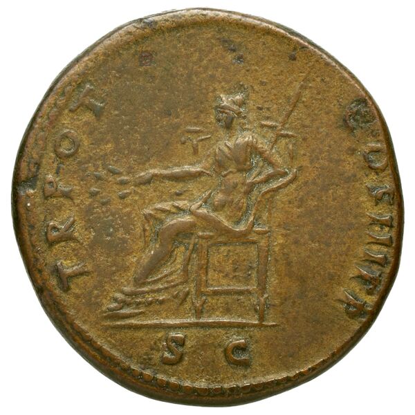 RIC II Trajan 413, реверс, bnf_ocre