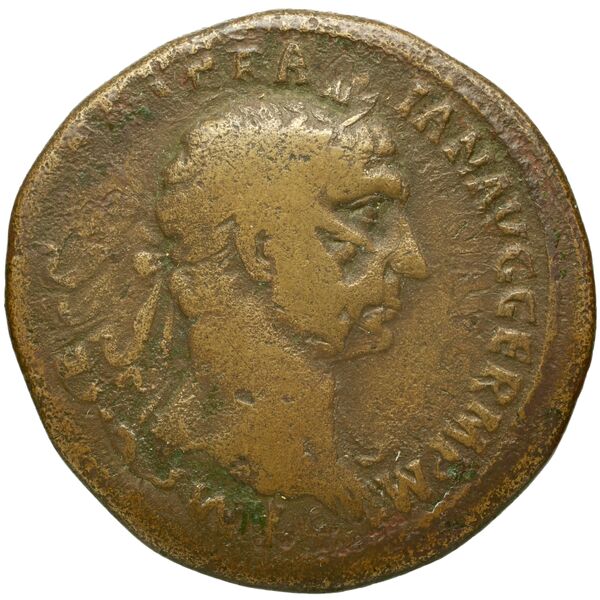 RIC II Trajan 413, аверс, bnf_ocre