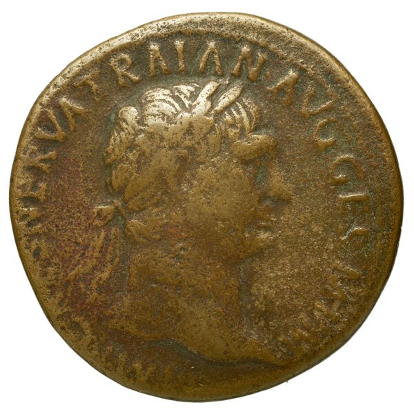 RIC II Trajan 413, аверс, bnf_ocre