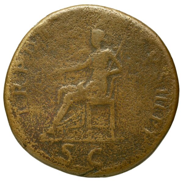 RIC II Trajan 413, реверс, bnf_ocre