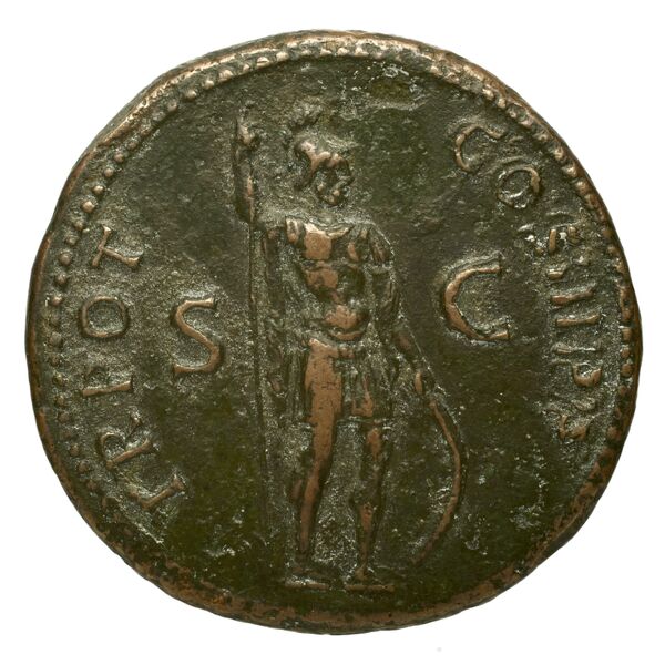 RIC II Trajan 410, реверс, bnf_ocre