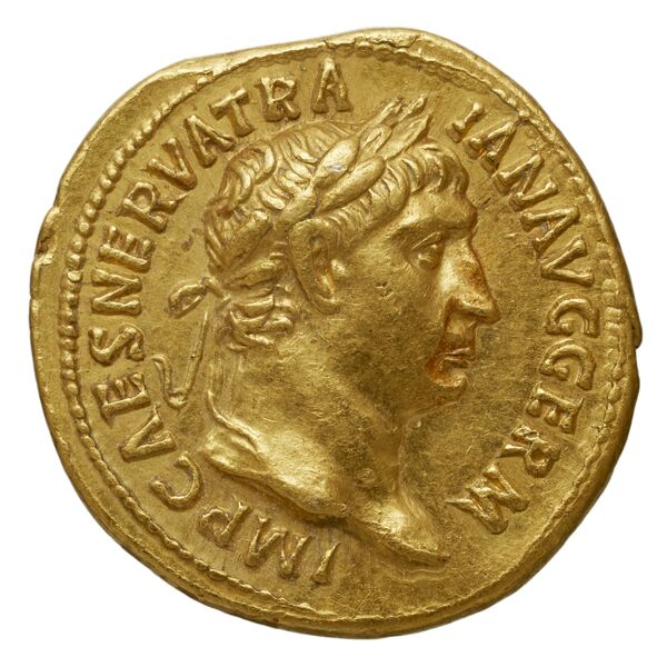 аверс RIC II Trajan 49 (aureus)