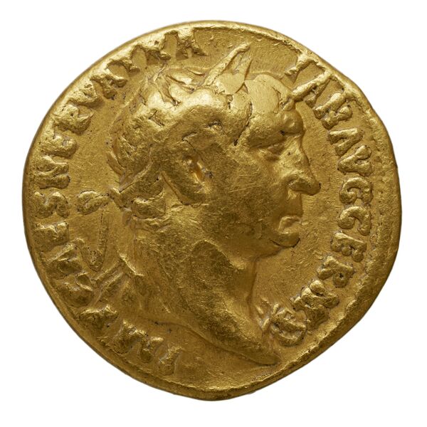 аверс RIC II Trajan 69 (aureus)