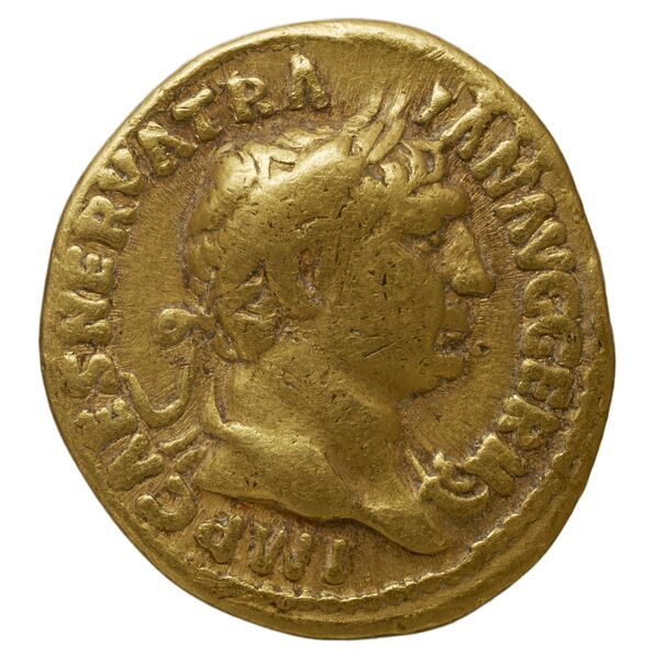 RIC II Trajan 69 (aureus), аверс, BnF (Bibliothèque nationale de France)