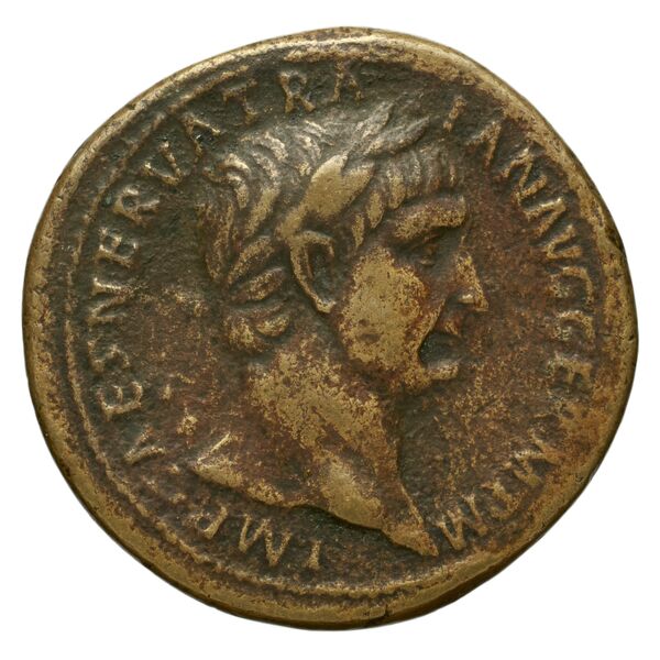 RIC II Trajan 432, аверс, bnf_ocre