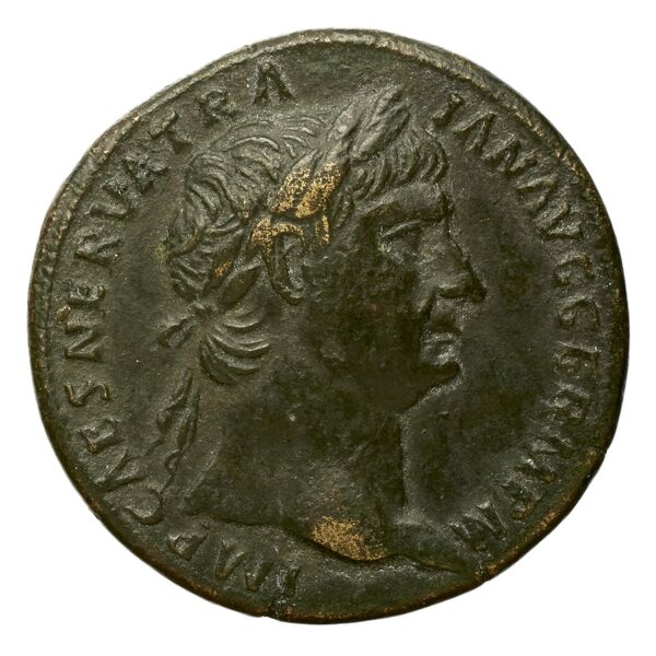 RIC II Trajan 432, аверс, bnf_ocre