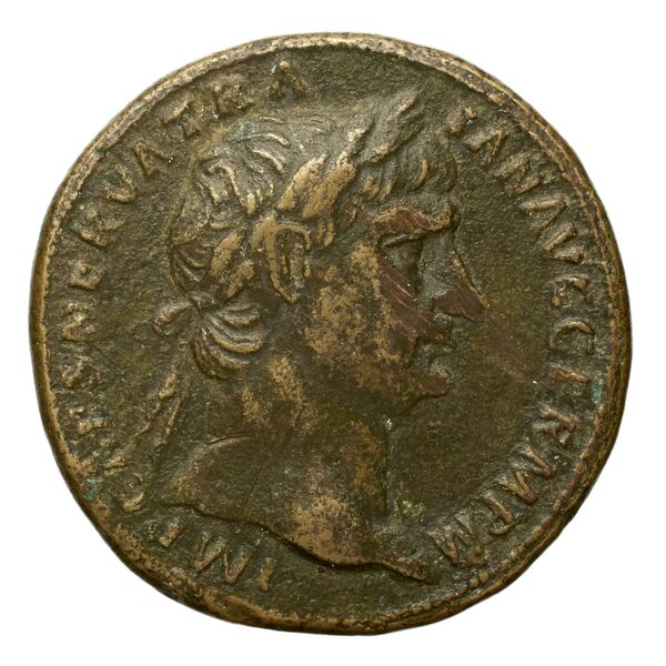 RIC II Trajan 432, аверс, bnf_ocre