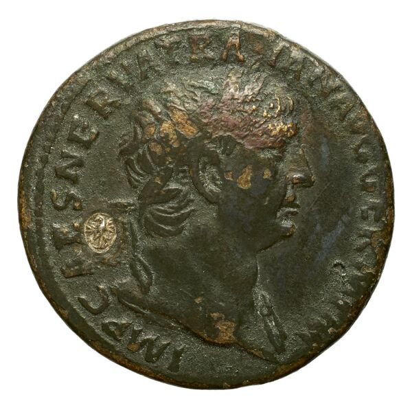 RIC II Trajan 432, аверс, bnf_ocre