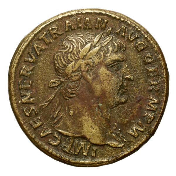 RIC II Trajan 432, аверс, bnf_ocre