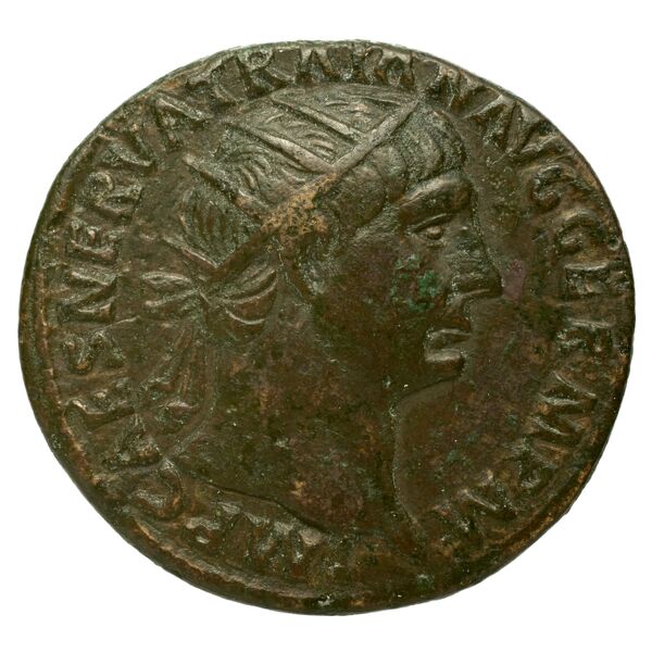 RIC II Trajan 428, аверс, bnf_ocre