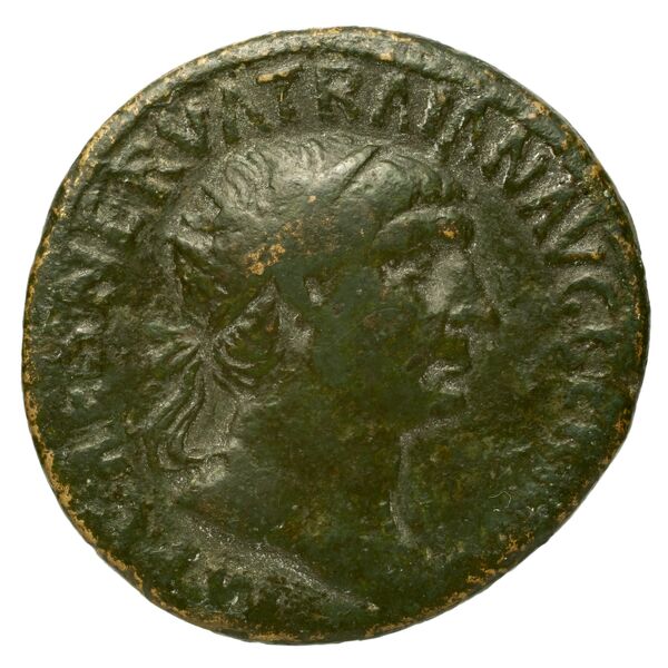 RIC II Trajan 433, аверс, bnf_ocre
