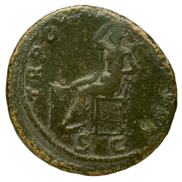 RIC II Trajan 433, реверс, bnf_ocre