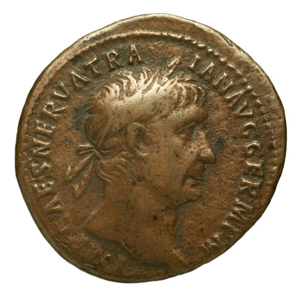 RIC II Trajan 435, аверс, bnf_ocre
