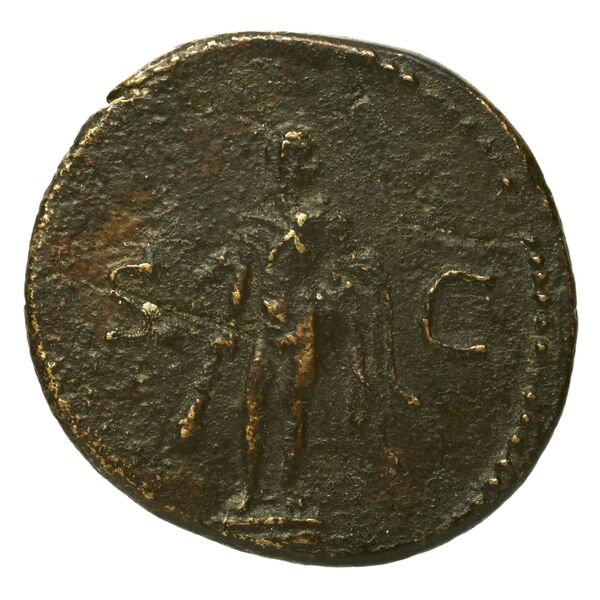 RIC II Trajan 689, реверс, bnf_ocre