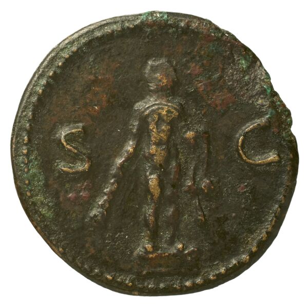 RIC II Trajan 689, реверс, bnf_ocre