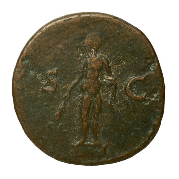 RIC II Trajan 689, реверс, bnf_ocre