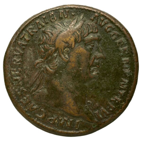 RIC II Trajan 446, аверс, bnf_ocre