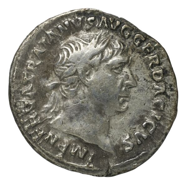RIC II Trajan 88, аверс, bnf_ocre