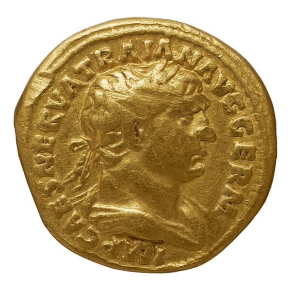RIC II Trajan 77, аверс, bnf_ocre