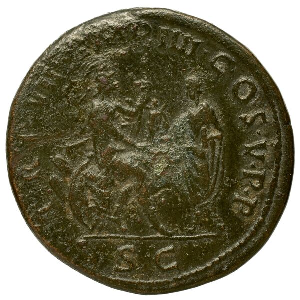 RIC II Trajan 451, реверс, bnf_ocre