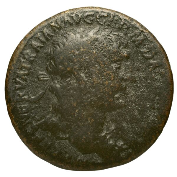 RIC II Trajan 458, аверс, bnf_ocre