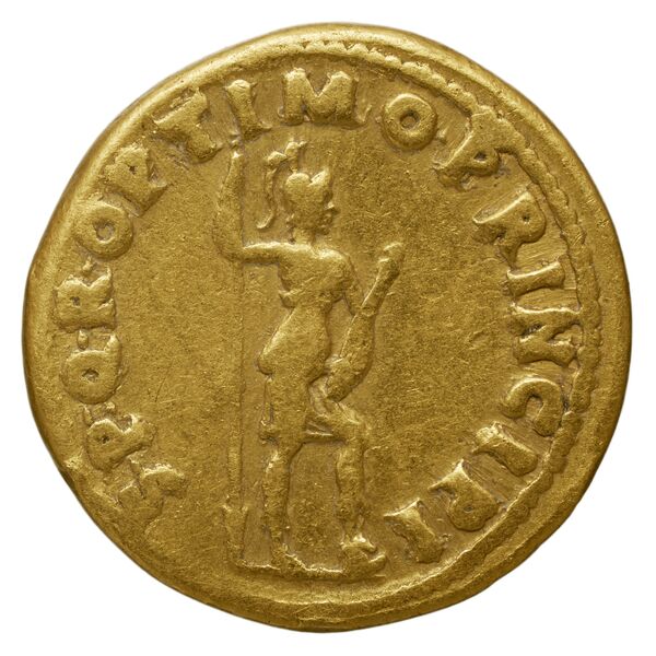 реверс RIC II Trajan 202 (aureus)