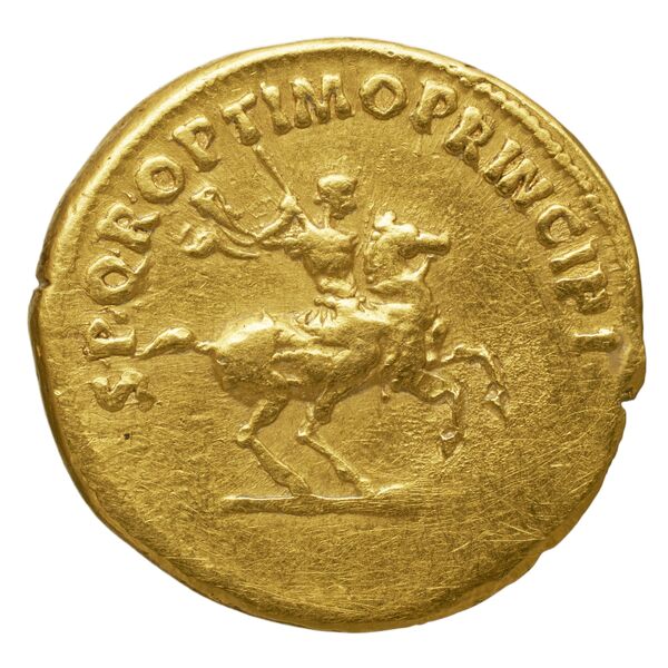 реверс RIC II Trajan 208 (aureus)
