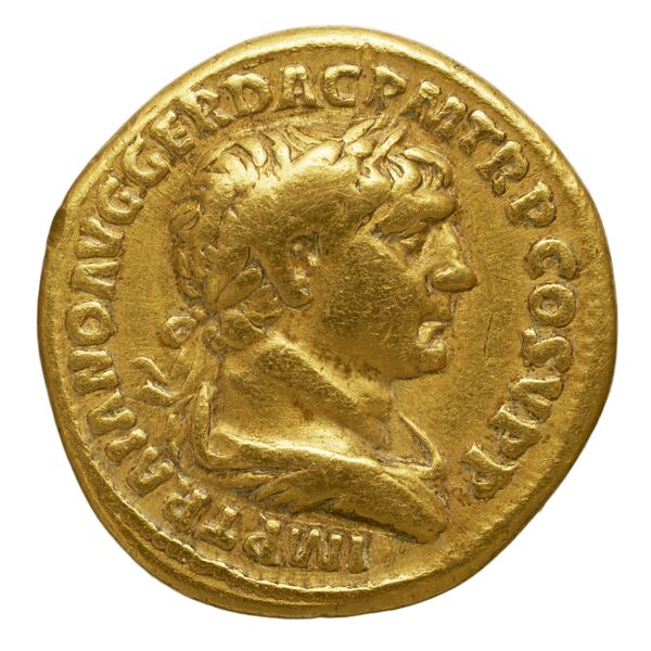 RIC II Trajan 207, аверс, bnf_ocre