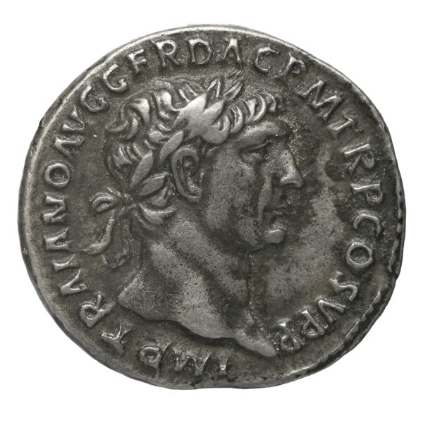 RIC II Trajan 216, аверс, bnf_ocre
