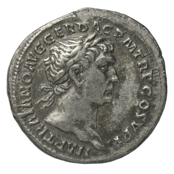 RIC II Trajan 216, аверс, bnf_ocre