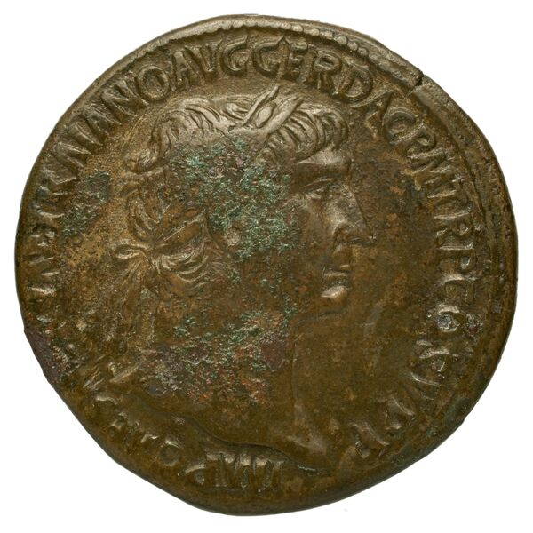 RIC II Trajan 527, аверс, bnf_ocre