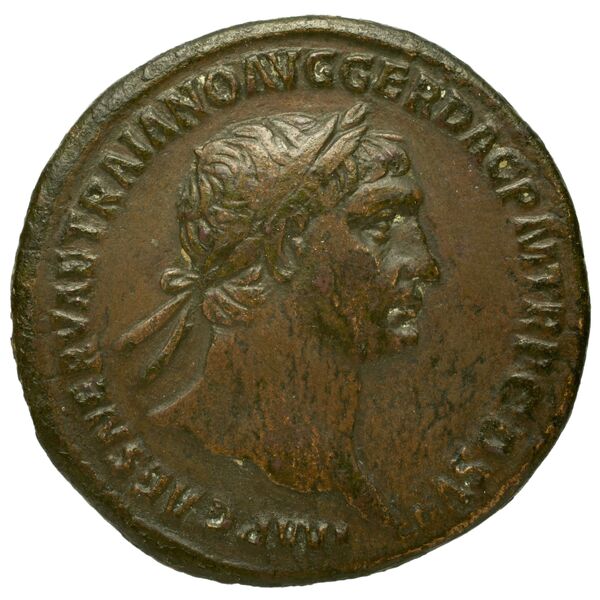 RIC II Trajan 551, аверс, bnf_ocre